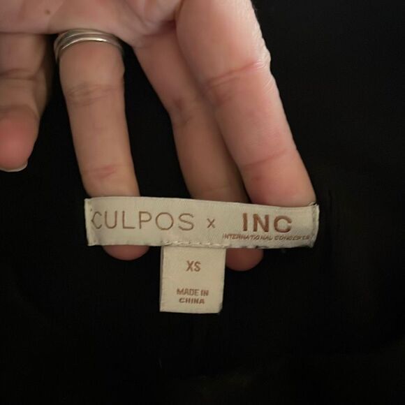 Culpos X INC Black Cargo Sweater Jogger XS - Picture 4 of 6